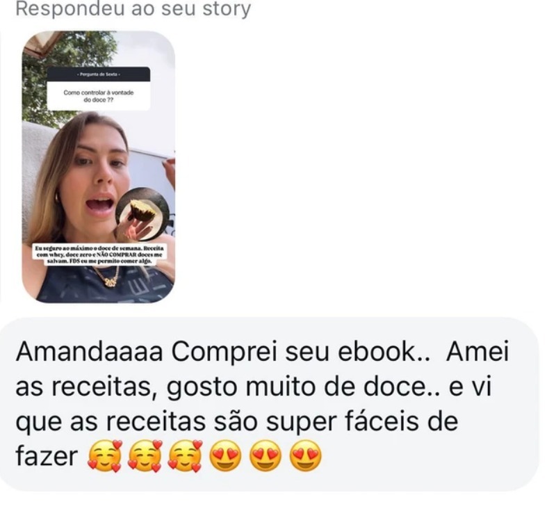 Foto de feedback no whatsapp